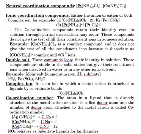 Introduction of Coordination chemistry, an essential Branch of ...