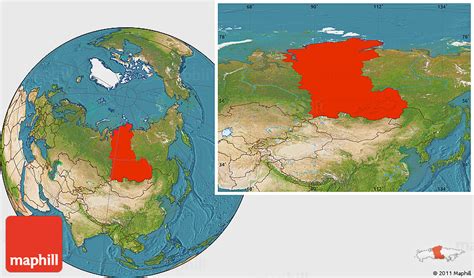 Where Is Siberia On A World Map Interactive Map