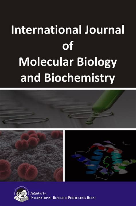 IJMBB International Journal Of Molecular Biology And Biochemistry