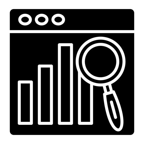 Analysis Glyph Icon 15376293 Vector Art At Vecteezy