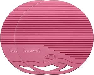 Amazon Uxcell Pcs Silicone Trivet Mat Inch Round Trivets For Hot Pots And Pans Multi