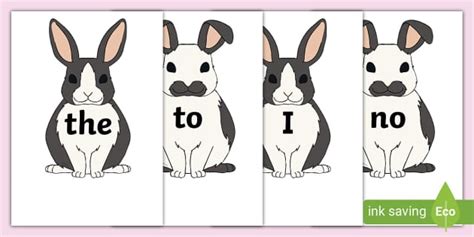 Phase 2 Tricky Words On Rabbits Profesor Hizo Twinkl