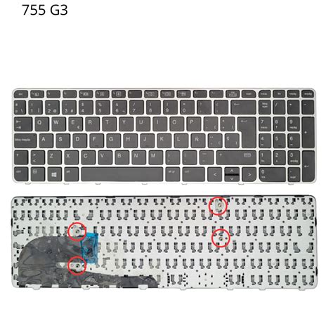 VC TECLADO PARA HP 755 G3 850 G3 SERIES