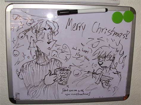 whiteboard Christmas greeting by cracked139 on DeviantArt