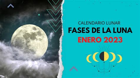 ️ Calendario Lunar Enero 2023 Todas Las Fases De La Luna En Enero