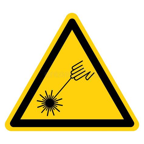 Warning Skin Puncture Hydraulic Line Symbol Sign Vector Illustration