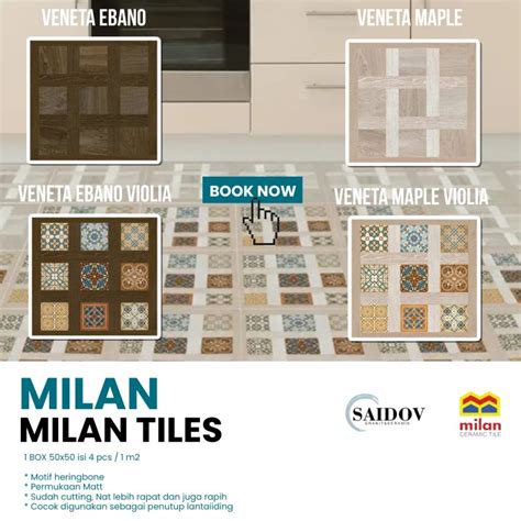 Jual Keramik Lantai Milan 50x50 Venetta Shopee Indonesia