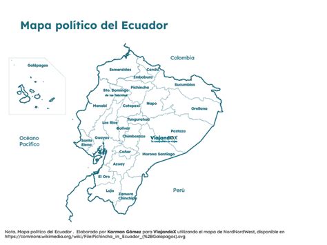 Mapa Pol Tico Del Ecuador