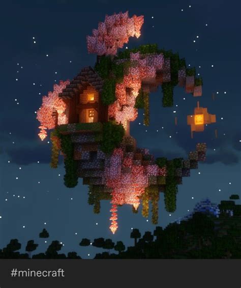 Minecraft Cherry Moon House Ideias De Minecraft Projetos Minecraft