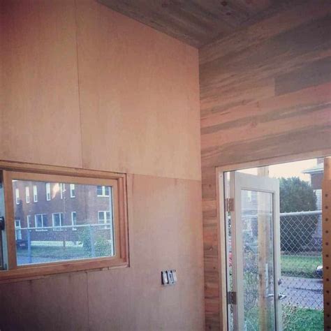 Nearly Finished White Walls! (birch Plywood, Painting And Window Trim ...