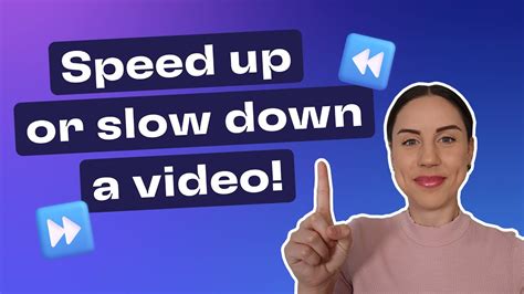 How To Speed Up Or Slow Down A Video Youtube