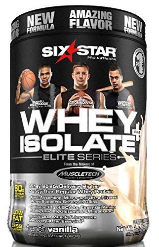 Six Star Pro Nutrition Elite Series 100 Whey Isolate Protein Powder 150 Lbs French Vanilla Us