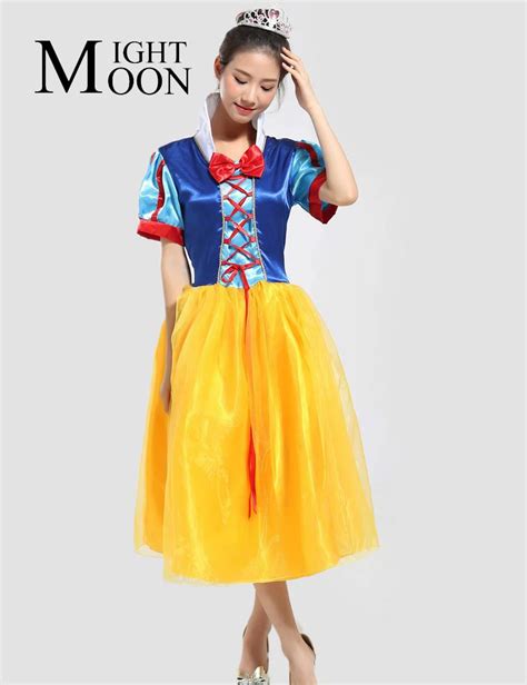 Moonight Snow White Costume Women Adult Halloween Costumes For Women Princess Snow White Cosplay