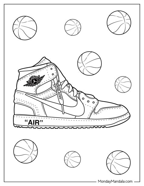 Nike Coloring Page Free Pdf Coloring Nation