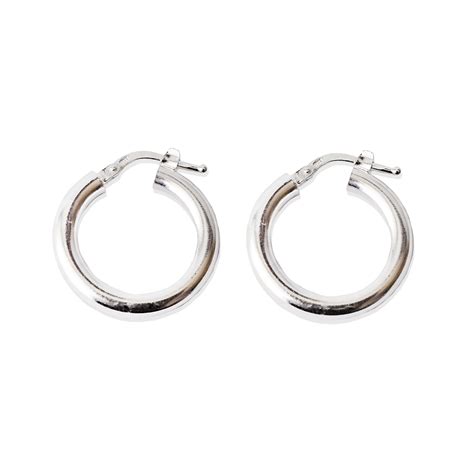 Ripley Aros Argollas Gruesas Cm Plata