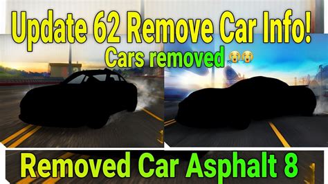 Removed Cars Update Update Remove Cars Info Asphalt