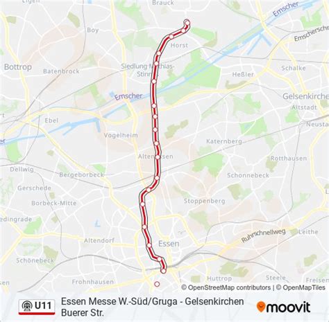 U Route Fahrpl Ne Haltestellen Karten Gelsenkirchen Buerer Str