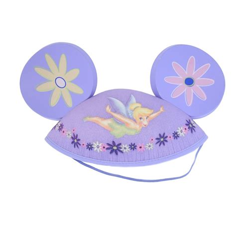 Disney Adult Mickey Ear Hat Tinker Bell Floral