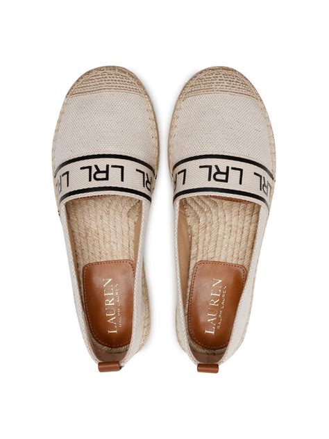 Espadrilles Lauren Ralph Lauren Caylee 802824653001 Beige Eschuhe De