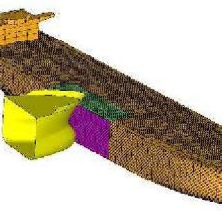 Ship – ship collision finite element simulation. | Download Scientific ...