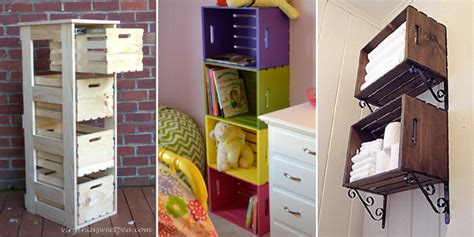 20 Wood Crate Storage Ideas To Organize Your Stuff