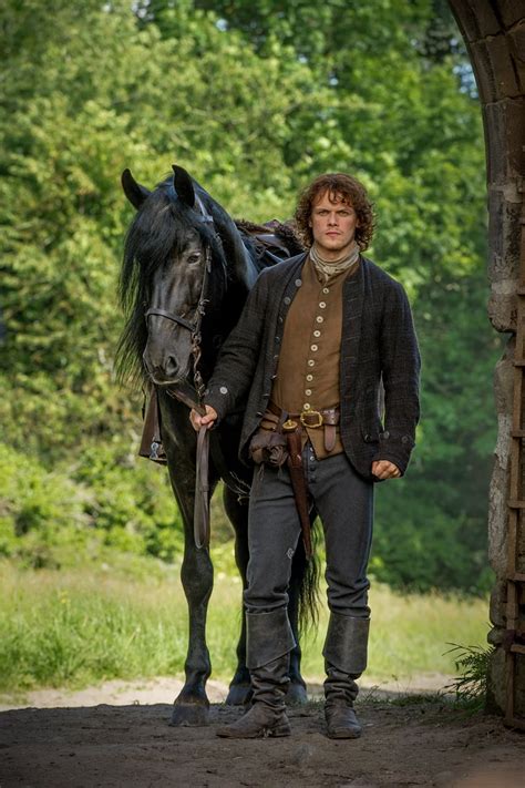 Jamie Sam Heughan Looks Concerned Sam Heughan Pictures On