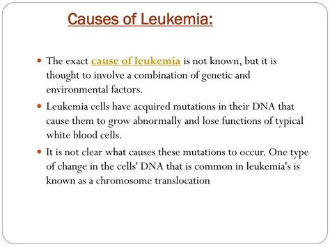 PPT - Leukemia (Blood Cancer) PowerPoint Presentation, free download ...