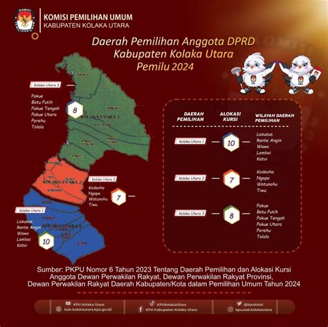 Peta Pembagian Dapil Dan Jumlah Kursi Pada Pemilu Untuk Wilayah