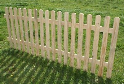 Recinzione Staccionata In Legno Naturale Steccato Giardino Misura