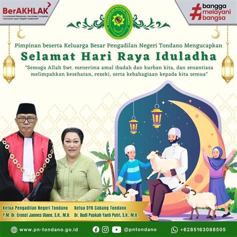 Selamat Hari Raya Iduladha Hijriah Pengadilan Negeri Tondano