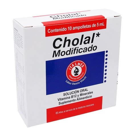 Suplemento Alimenticio Cholal 10 Ampolletas De 5 Ml Coppel