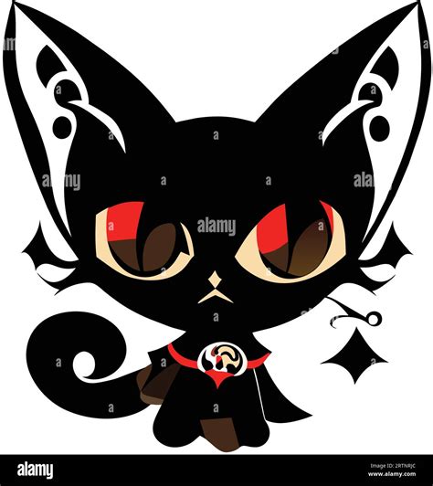 Obtener Escalofr Os Con Este Vector De Gato Negro Espeluznante