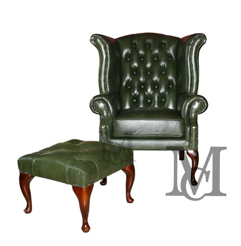 Fotel Chesterfield Uszak Queen Sk Ra Naturalna Pikowany Fotel