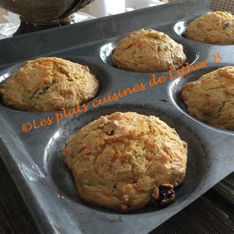 Les plats cuisinés de Esther B Muffins aux carottes