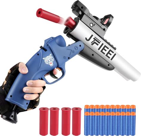 Amazon Jfieei Double Barrel Shotgun Shell Ejecting Toy Nerf Gun