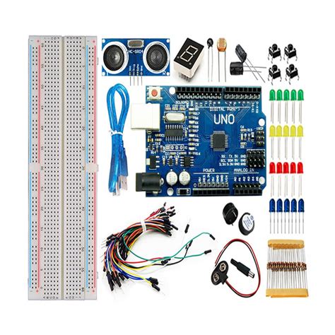 Kit Uno R Iniciante Pcs Protoboard Para Arduino Escorrega O Pre O