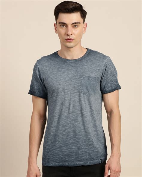 Buy Mens Blue T Shirt For Men Blue Online At Bewakoof