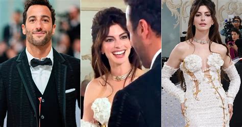 La Charla Entre Daniel Ricciardo Y Anne Hathaway En La Met Gala