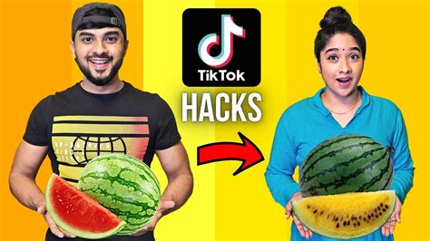 We Tested Viral Tik Tok Life Hacks 😂🔥 Pranked Her പണി പാളി 😂