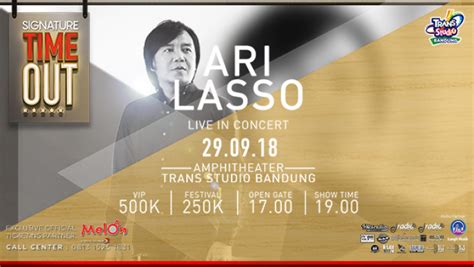 Beli Tiket Ari Lasso Live In Concert