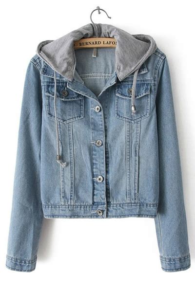 Hooded Jean Jackets Jackets