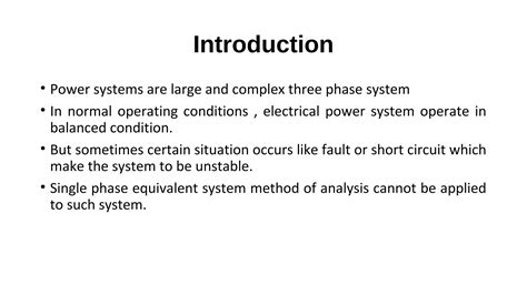 Synthesis Of Unsymmetrical Phasors From Their Symmetrical Components Ppt