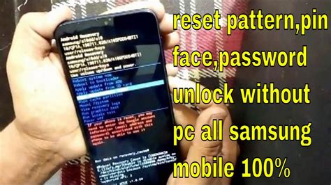 How To Reset Password Samsung A10 Without Pc In Hindi Pin Code Pattern Lock Remove Youtube