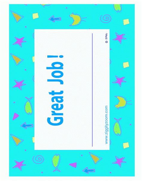 Free Printable Good Job Award Printable Certificates Regarding Best