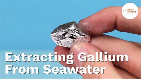 The Potential Of Gallium Extraction From Seawater Another Way Of