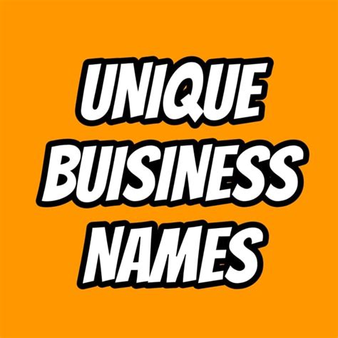 Craft Unique Business Names For You By Zayilex Fiverr