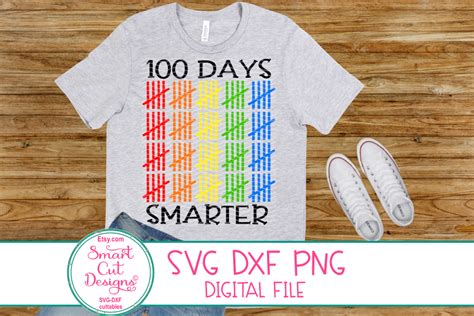 100 Days Smarter Svg 100th Day Of School Svg School Svg