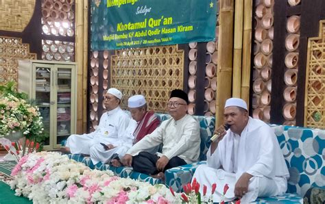 Masjid Bambu Kh Abdul Qadir Hasan Kiram Gelar Nuzulul Quran Redaksi