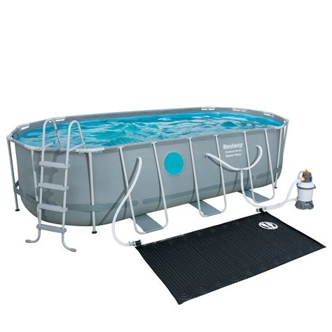 Bestway Platinum Series Power Steel 18ft (5.49M) Oval Pool