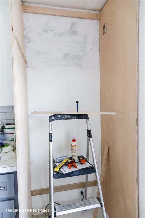How To Build A Refrigerator Cabinet Diy Tutorial